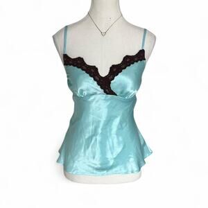 IZ Buyer Vintage Lace Y2K FairyCore Tropical Summer Going Out Cami Top Size M